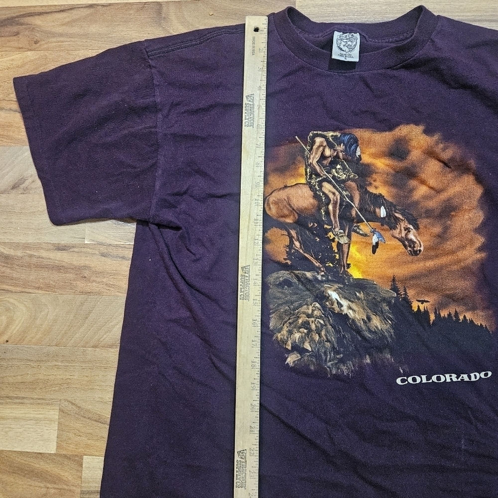 Vintage Colorado Single Stitch Eagle Products Graphic 90s T-Shirt Adult Size XL - Picture 7 of 9